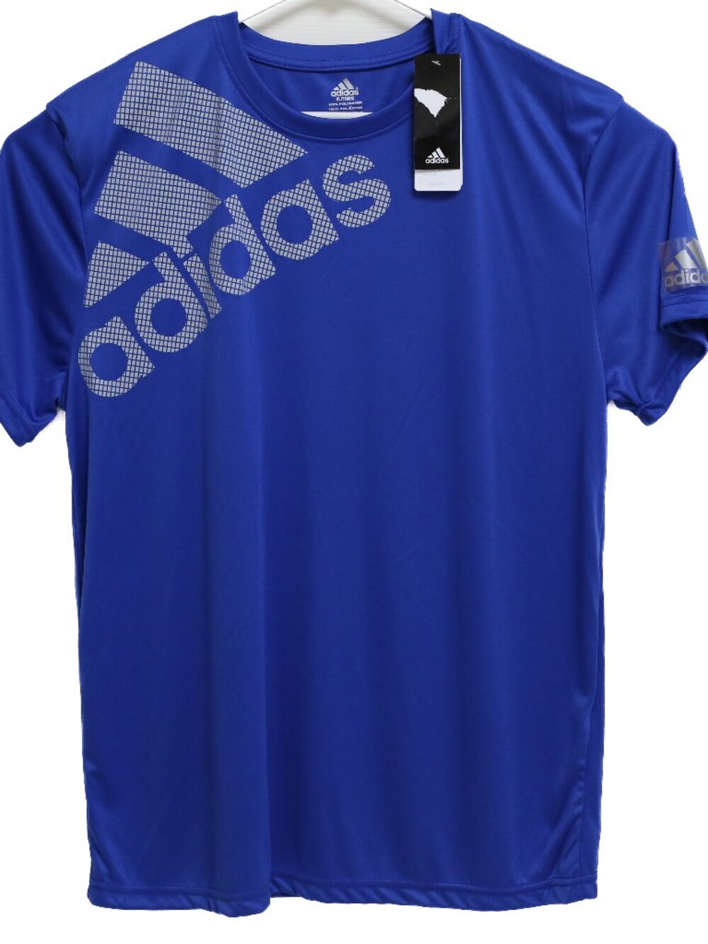 NWT Adidas Sport Climalite T-Shirt Fast Dry Stretch Blue NEW Size XL